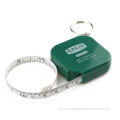 Square Mini Tape Measure with Keychain